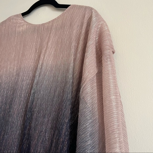 Anthropologie Serena Ombre Top Metallic Dolman Sleeve Top - Picture 6 of 10